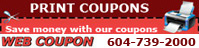 Print Water Line Replacement Coupons